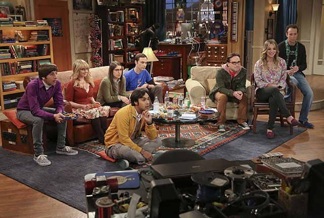 The Big Bang Theory : Bild Kevin Sussman, Mayim Bialik, Kaley Cuoco, Jim Parsons, Kunal Nayyar, Melissa Rauch, Simon Helberg, Johnny Galecki