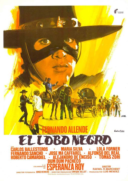 El lobo negro : Kinoposter