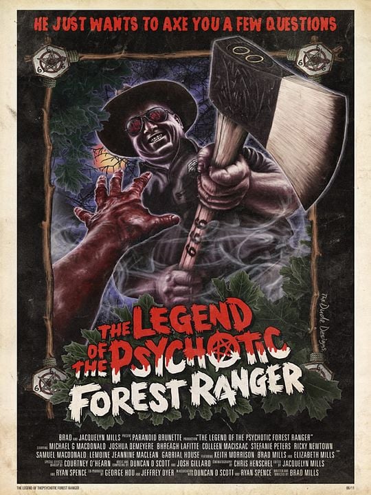 The Legend of the Psychotic Forest Ranger : Kinoposter