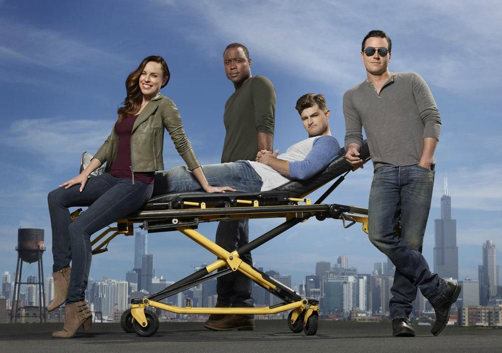 Bild Michael Mosley, Jessica McNamee, Kevin Bigley, Kevin Daniels