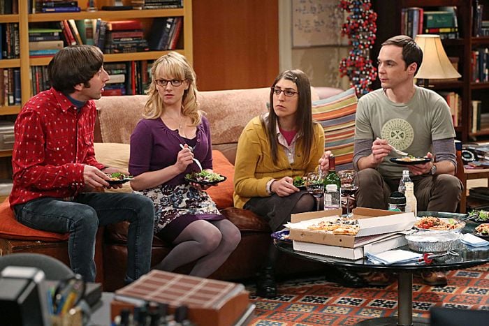 The Big Bang Theory : Bild Jim Parsons, Melissa Rauch, Simon Helberg, Mayim Bialik