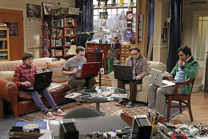 The Big Bang Theory : Bild Jim Parsons, Johnny Galecki, Simon Helberg, Kunal Nayyar