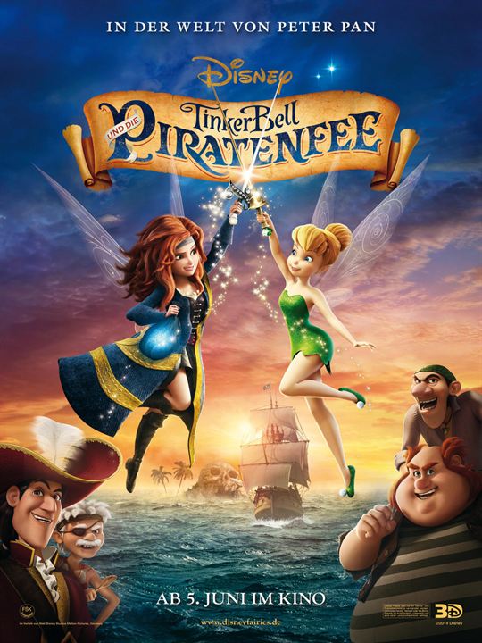 TinkerBell und die Piratenfee : Kinoposter