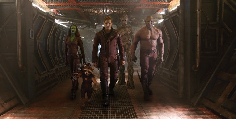Guardians Of The Galaxy : Bild Dave Bautista, Zoe Saldana, Chris Pratt