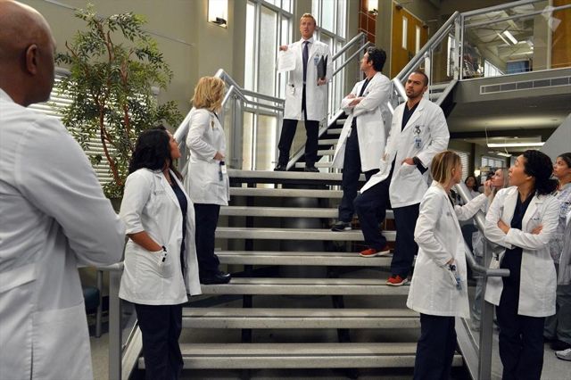 Grey's Anatomy - Die jungen Ärzte : Bild Jesse Williams, Sandra Oh, Jessica Capshaw, James Pickens Jr., Ellen Pompeo, Kevin McKidd, Sara Ramirez, Patrick Dempsey