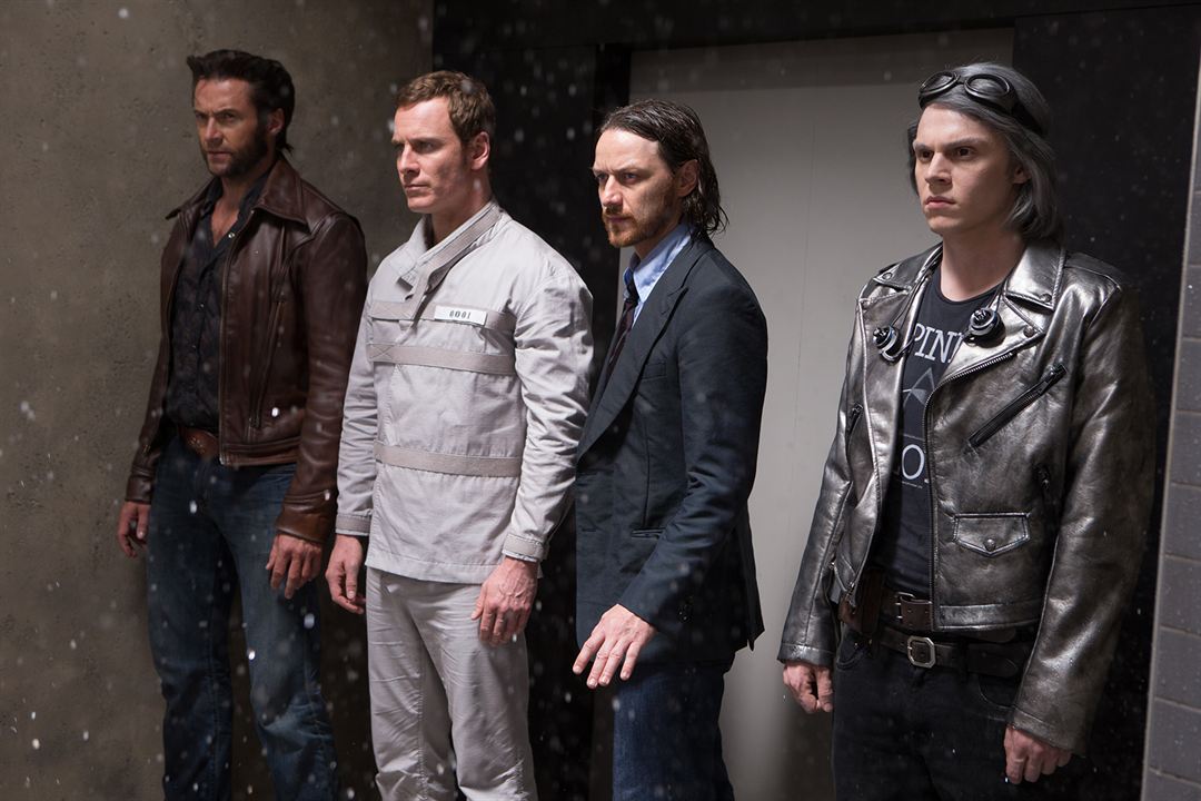 X-Men: Zukunft ist Vergangenheit : Bild Evan Peters, Michael Fassbender, Hugh Jackman, James McAvoy