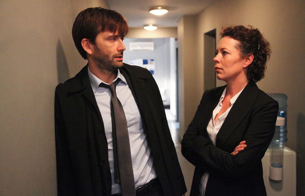 Broadchurch : Bild David Tennant, Olivia Colman