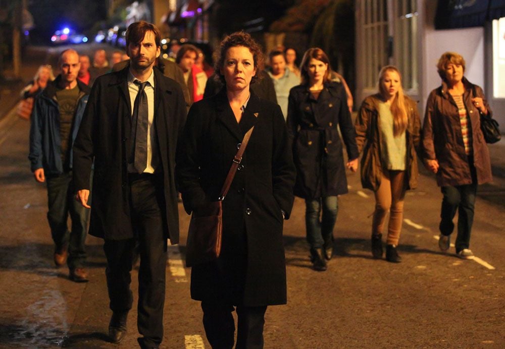 Broadchurch : Bild Olivia Colman, David Tennant