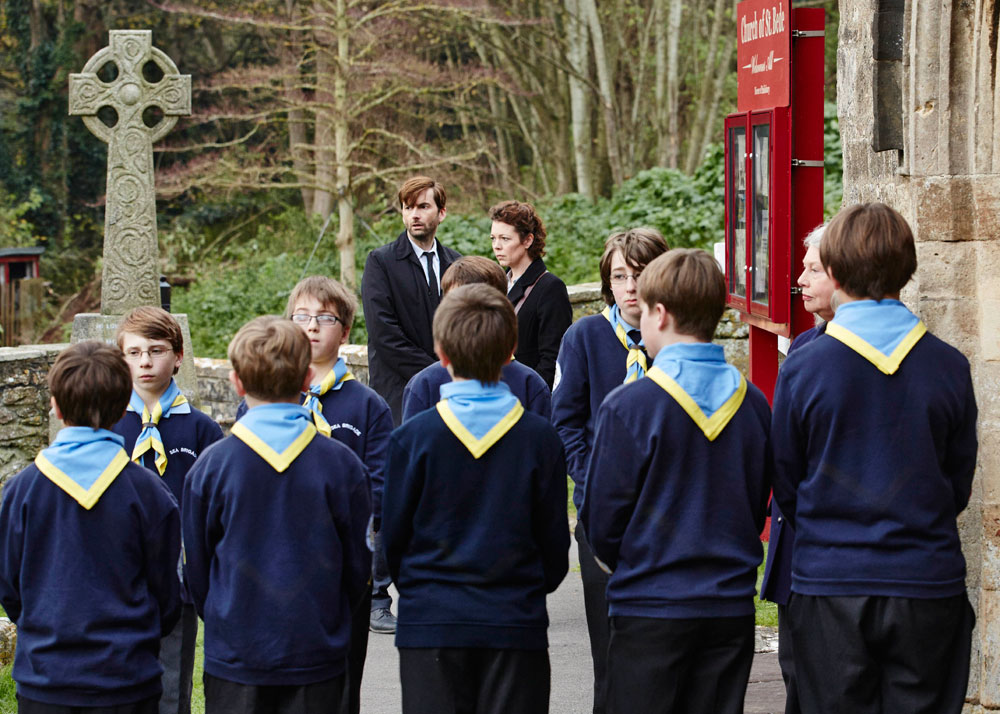 Broadchurch : Bild David Tennant, Olivia Colman