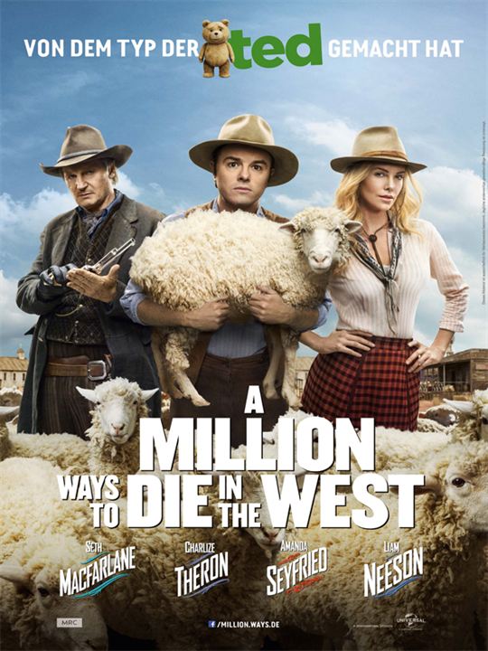 A Million Ways To Die In The West : Kinoposter