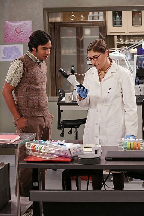 The Big Bang Theory : Bild Mayim Bialik, Kunal Nayyar