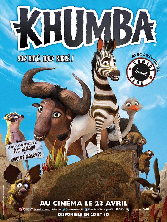 Khumba - Das Zebra ohne Streifen am Popo : Kinoposter