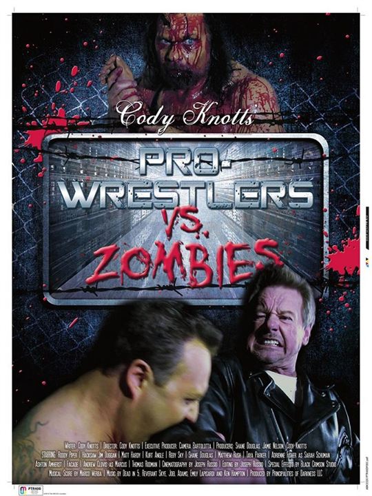 Pro Wrestlers vs Zombies : Kinoposter