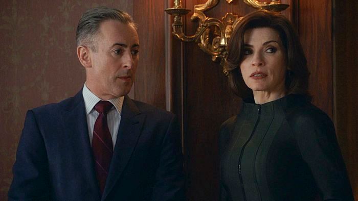 Good Wife : Bild Alan Cumming, Julianna Margulies