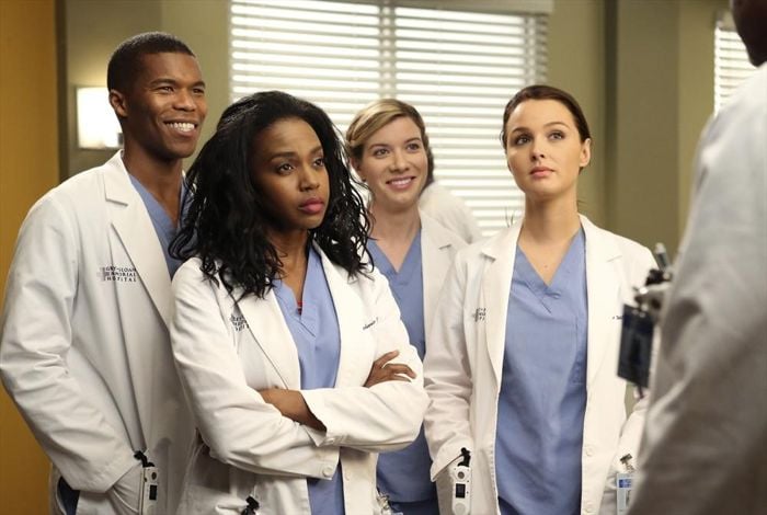 Grey's Anatomy - Die jungen Ärzte : Bild Tessa Ferrer, Jerrika Hinton, Gaius Charles, Camilla Luddington
