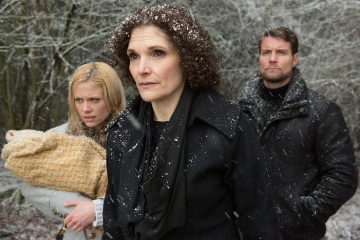 Grimm : Bild Mary Elizabeth Mastrantonio, Claire Coffee, Damien Puckler