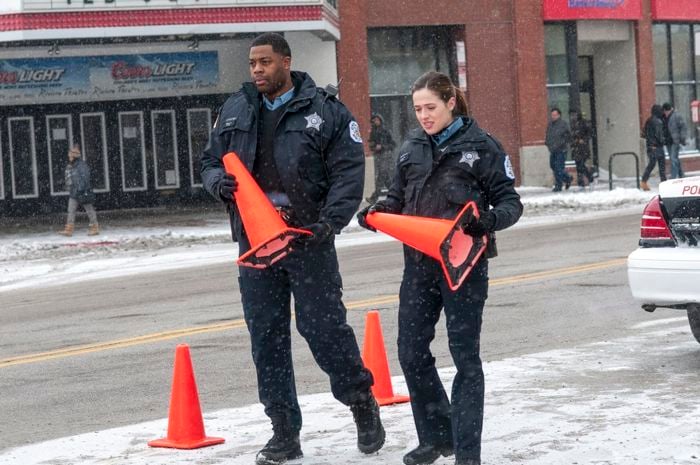 Chicago PD : Bild Marina Squerciati, LaRoyce Hawkins