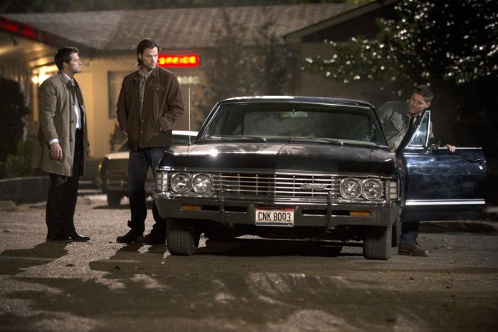 Supernatural : Bild Jared Padalecki, Jensen Ackles, Misha Collins