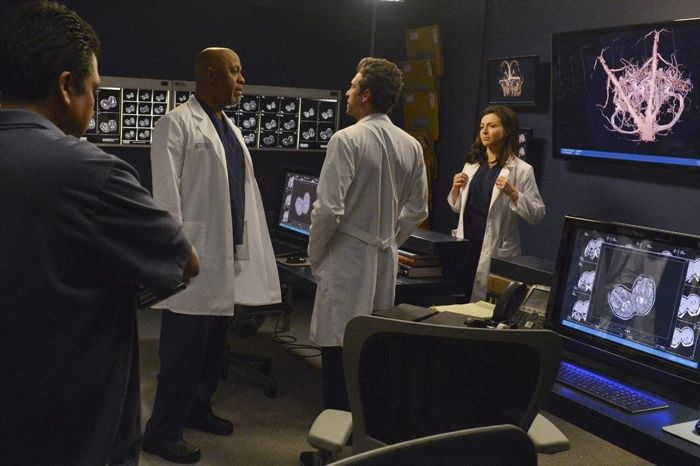 Grey's Anatomy - Die jungen Ärzte : Bild Patrick Dempsey, Caterina Scorsone, James Pickens Jr.