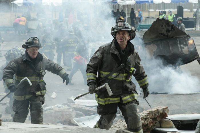 Chicago Fire : Bild David Eigenberg, Christian Stolte