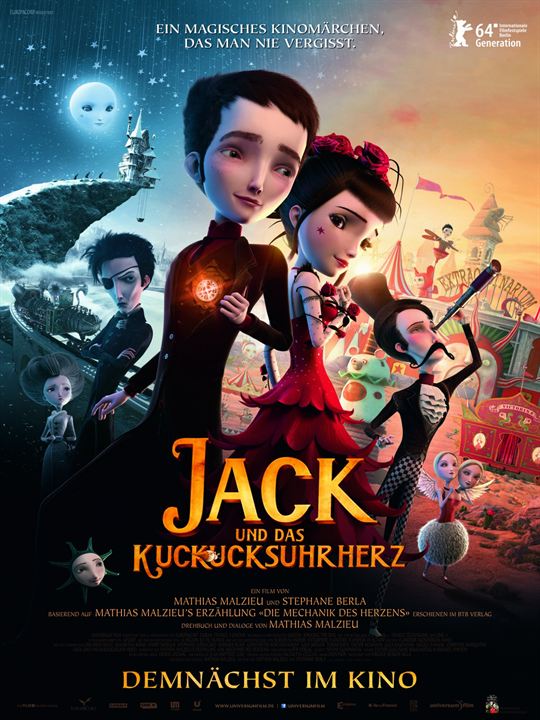 Jack und das Kuckucksuhrherz : Kinoposter