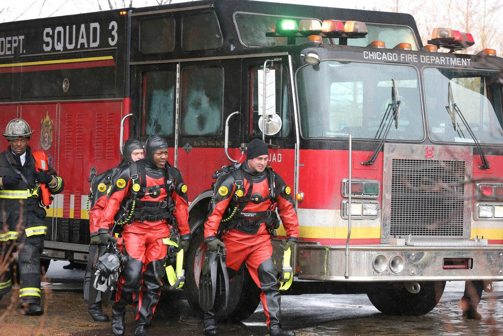 Chicago Fire : Bild Randy Flagler, Eamonn Walker, Edwin Hodge, Taylor Kinney