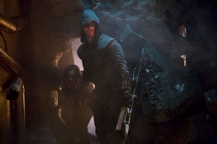 Arrow : Bild Stephen Amell, Katie Cassidy