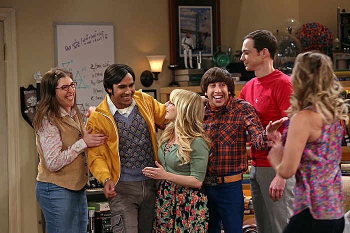 The Big Bang Theory : Bild Jim Parsons, Mayim Bialik, Kunal Nayyar, Melissa Rauch, Simon Helberg