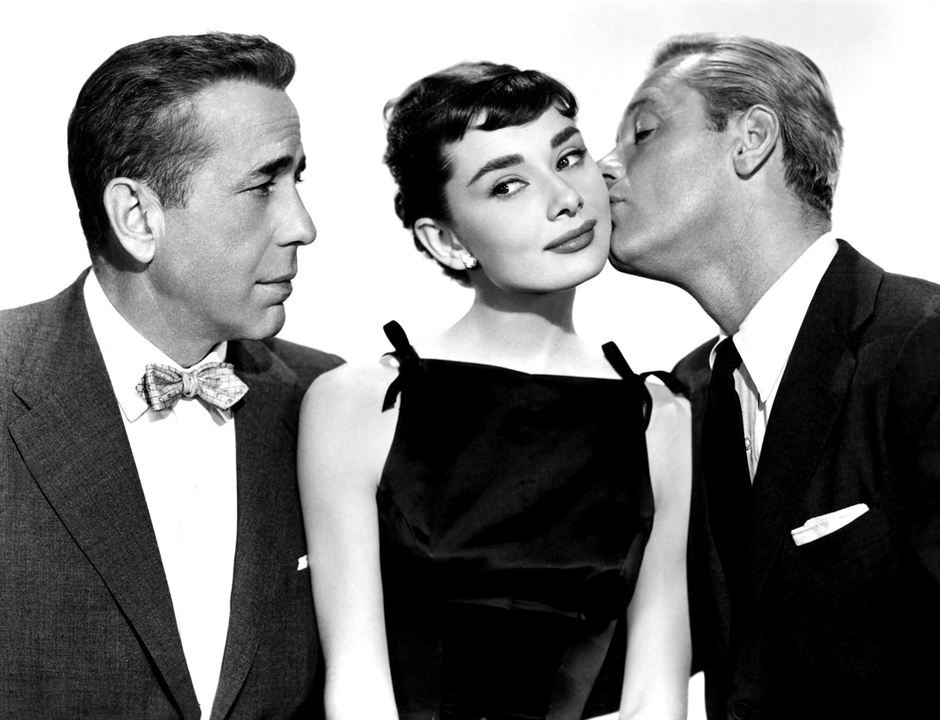 Sabrina : Bild William Holden, Humphrey Bogart, Audrey Hepburn