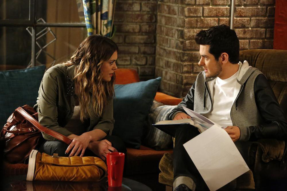 Pretty Little Liars : Bild Lindsey Shaw, Brendan Robinson