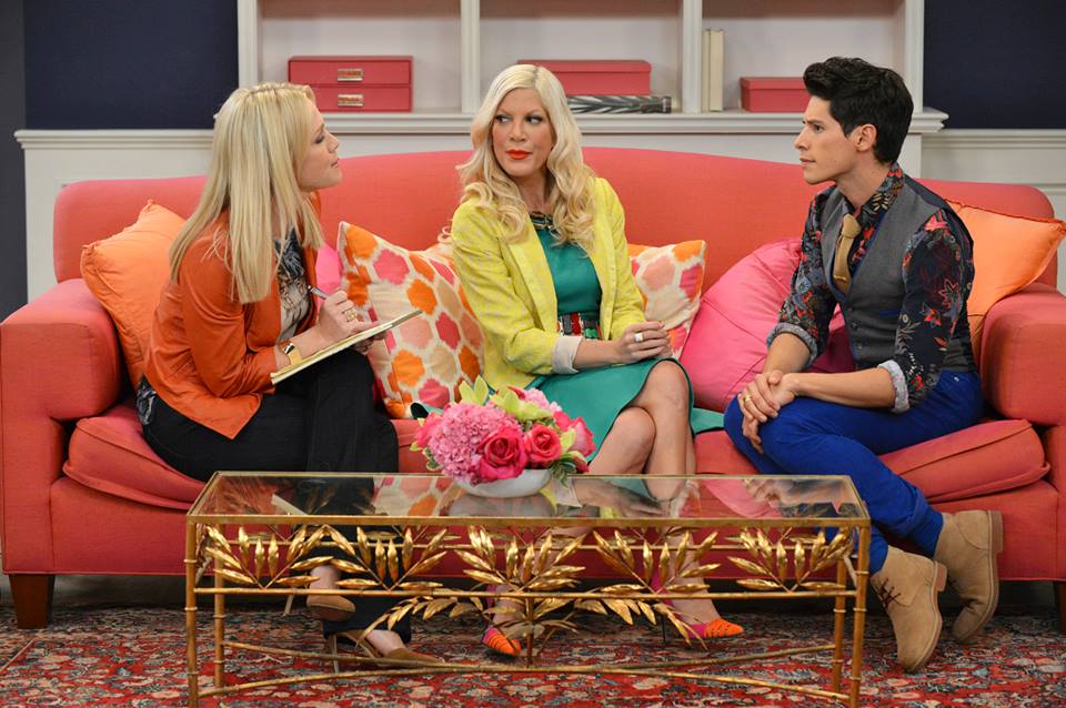 Bild Tori Spelling, Jennie Garth, Miguel Pinzon