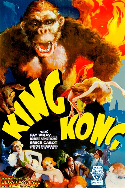 King Kong und die weiße Frau : Kinoposter