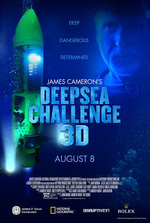 James Cameron's Deepsea Challenge 3D : Kinoposter