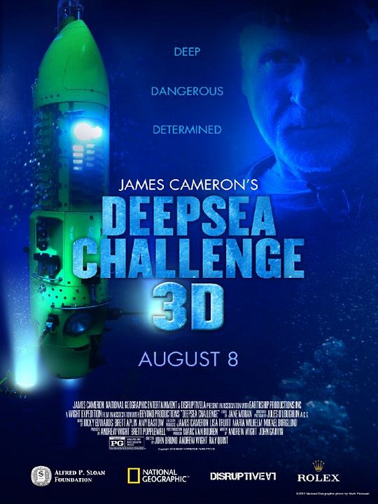 James Cameron's Deepsea Challenge 3D : Kinoposter
