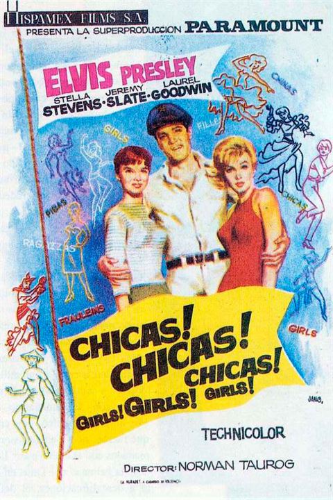 Girls! Girls! Girls! : Kinoposter Norman Taurog, Elvis Presley