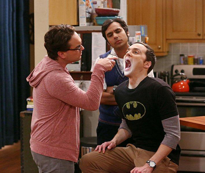 The Big Bang Theory : Bild Kunal Nayyar, Jim Parsons, Johnny Galecki