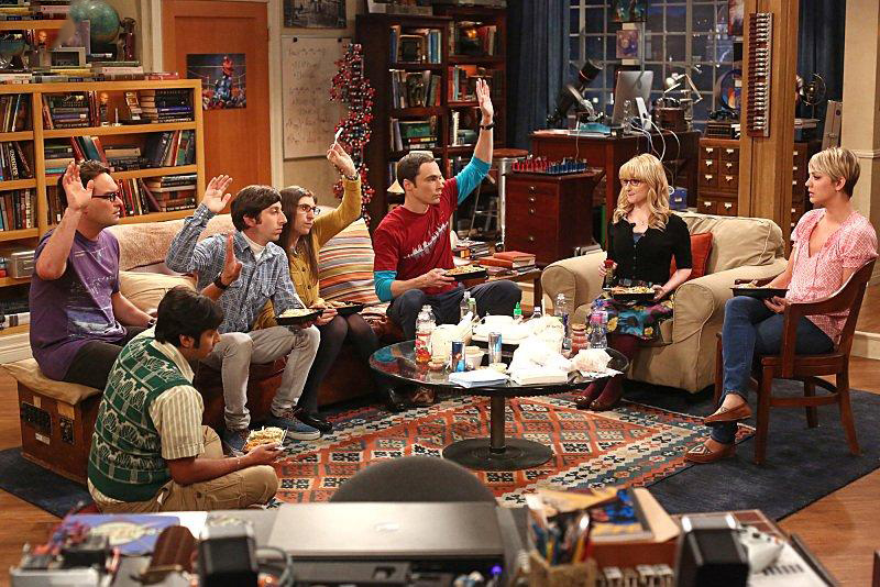 The Big Bang Theory : Bild Simon Helberg, Jim Parsons, Kunal Nayyar, Melissa Rauch, Johnny Galecki