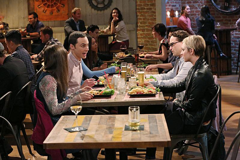 The Big Bang Theory : Bild Kaley Cuoco, Johnny Galecki, Jim Parsons, Mayim Bialik