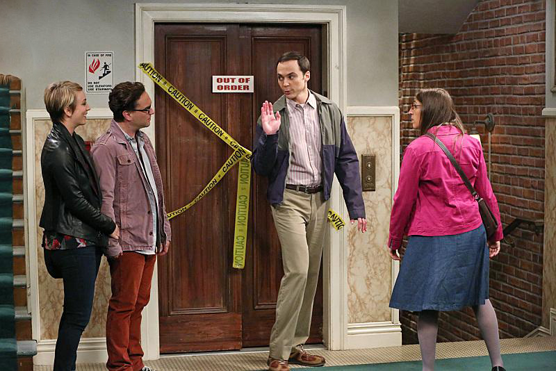 The Big Bang Theory : Bild Kaley Cuoco, Jim Parsons, Johnny Galecki, Mayim Bialik