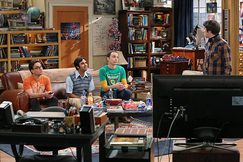 The Big Bang Theory : Bild Kunal Nayyar, Johnny Galecki, Simon Helberg, Jim Parsons