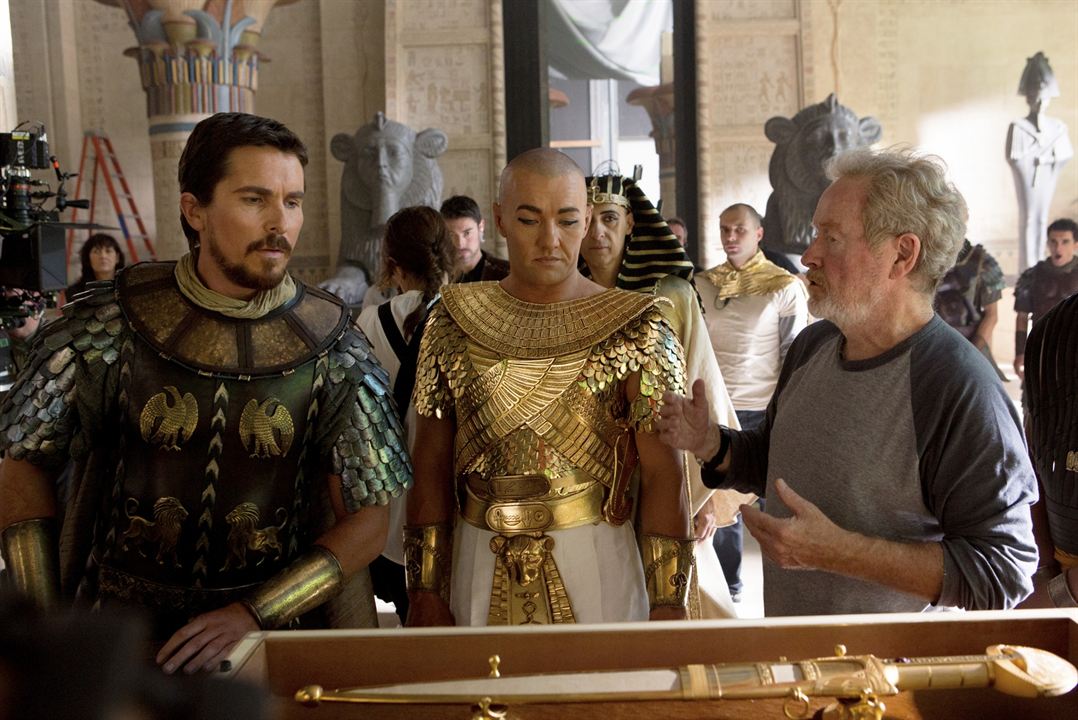Exodus: Götter und Könige : Bild Ridley Scott, Joel Edgerton, Christian Bale