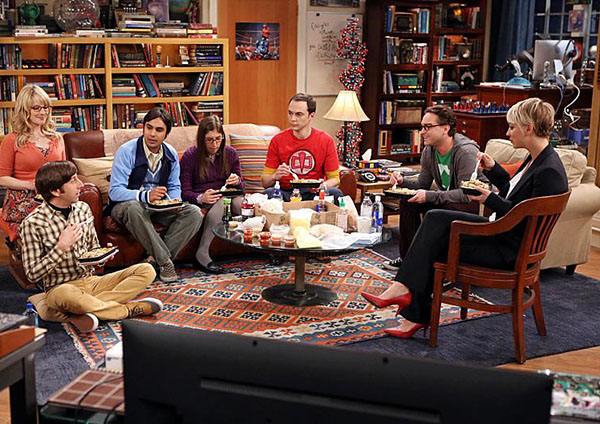 The Big Bang Theory : Bild Johnny Galecki, Simon Helberg, Mayim Bialik, Kaley Cuoco, Jim Parsons, Kunal Nayyar, Melissa Rauch