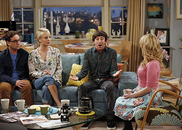 The Big Bang Theory : Bild Simon Helberg, Johnny Galecki, Kaley Cuoco
