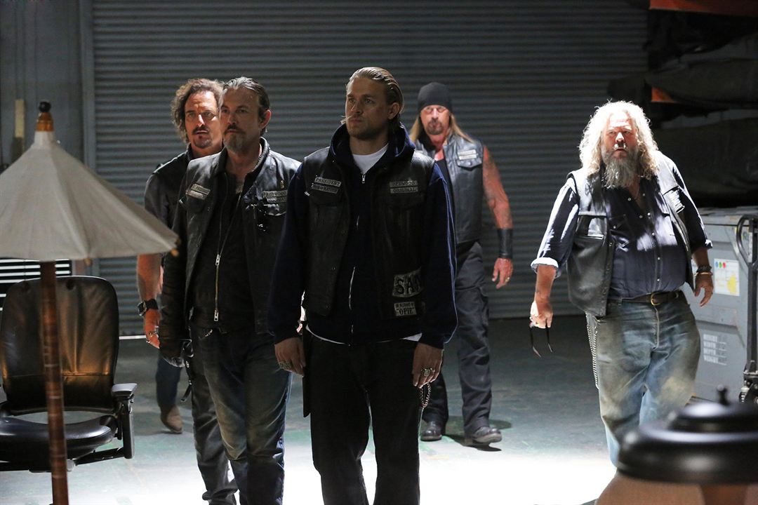 Sons Of Anarchy : Bild Kim Coates, Tommy Flanagan, Charlie Hunnam, Rusty Coones, Mark Boone Junior