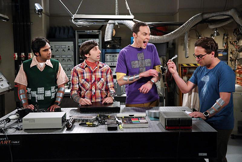 The Big Bang Theory : Bild Simon Helberg, Jim Parsons, Kunal Nayyar, Johnny Galecki