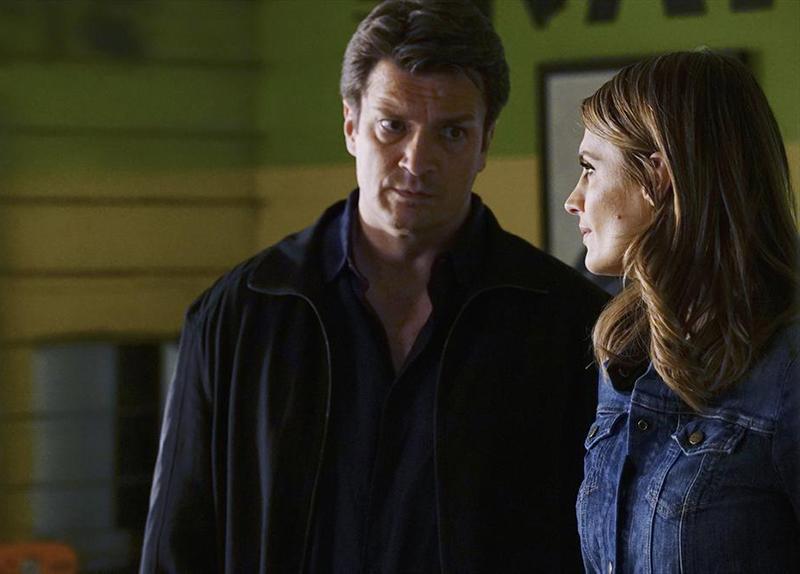 Castle : Bild Stana Katic, Nathan Fillion