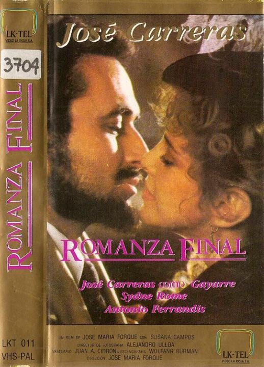 Romanza final (Gayarre) : Kinoposter