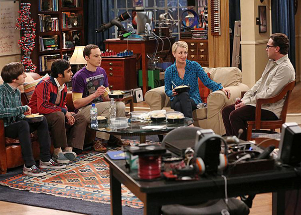 The Big Bang Theory : Bild Jim Parsons, Kaley Cuoco, Kunal Nayyar, Simon Helberg, Johnny Galecki