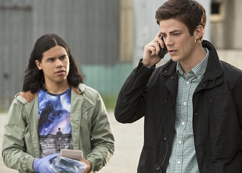 The Flash : Bild Grant Gustin, Carlos Valdes
