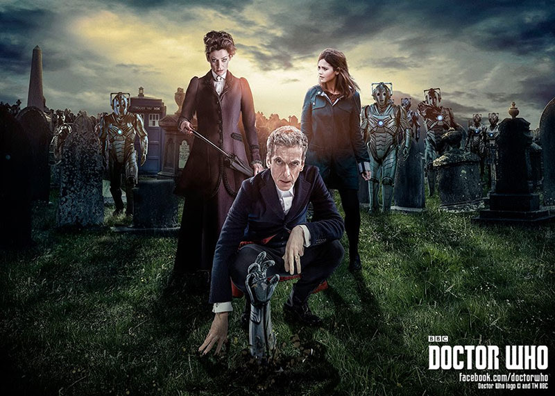 Doctor Who (2005) : Bild Jenna Coleman, Peter Capaldi, Michelle Gomez